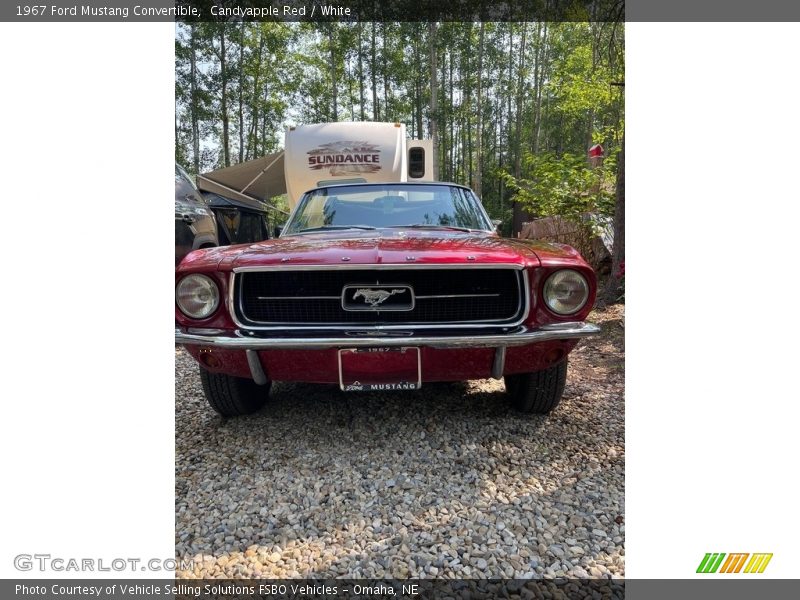 Candyapple Red / White 1967 Ford Mustang Convertible