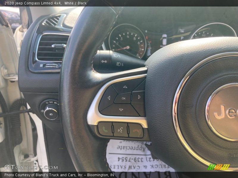 White / Black 2020 Jeep Compass Limted 4x4