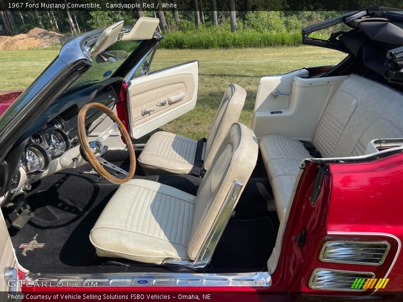  1967 Mustang Convertible White Interior