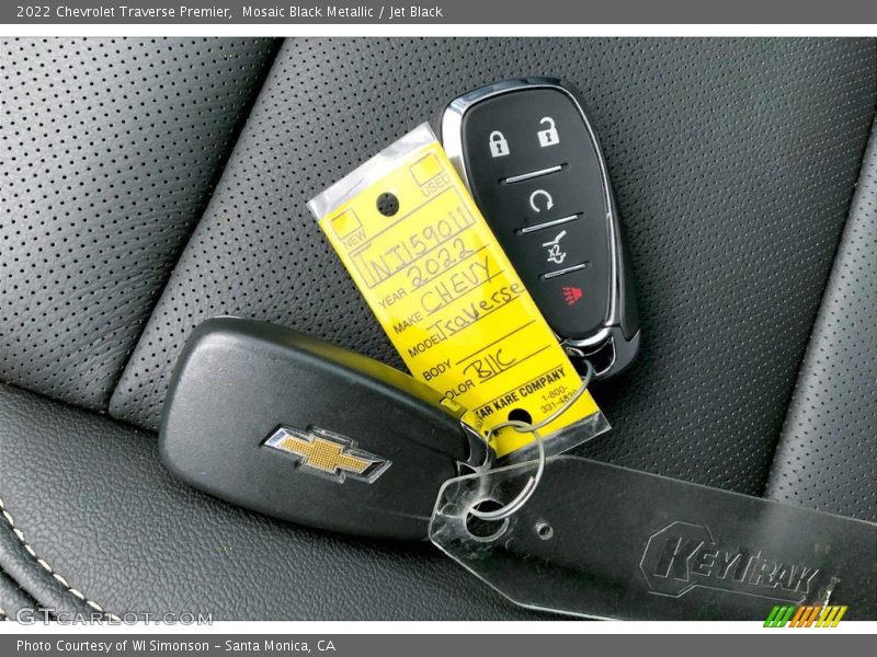 Keys of 2022 Traverse Premier
