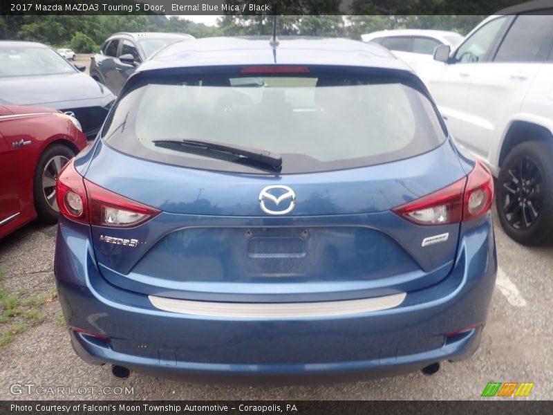 Eternal Blue Mica / Black 2017 Mazda MAZDA3 Touring 5 Door