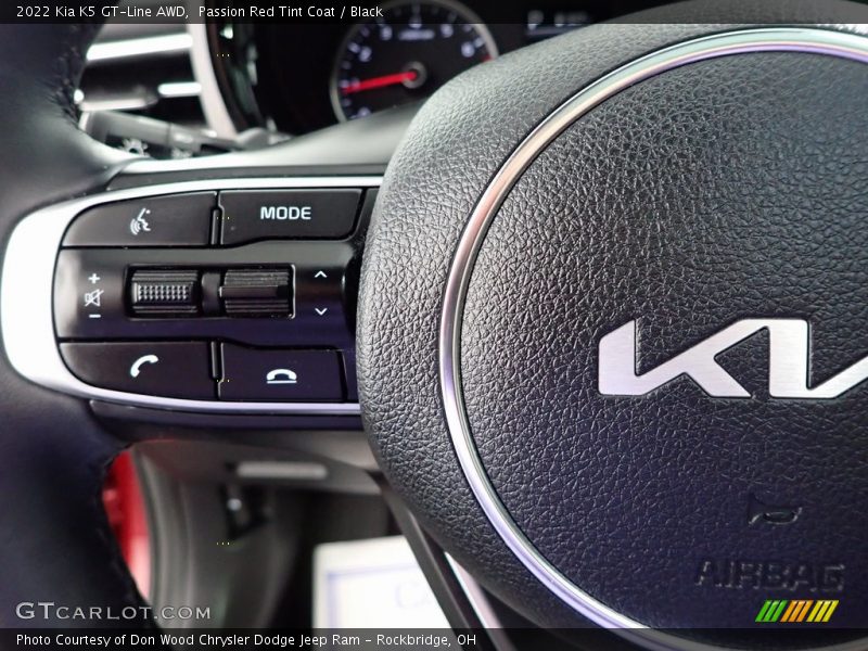 Passion Red Tint Coat / Black 2022 Kia K5 GT-Line AWD