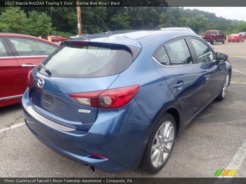 Eternal Blue Mica / Black 2017 Mazda MAZDA3 Touring 5 Door