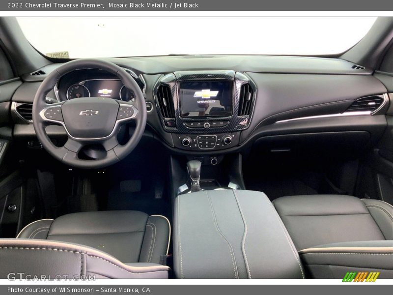 Dashboard of 2022 Traverse Premier