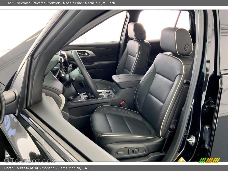 Front Seat of 2022 Traverse Premier