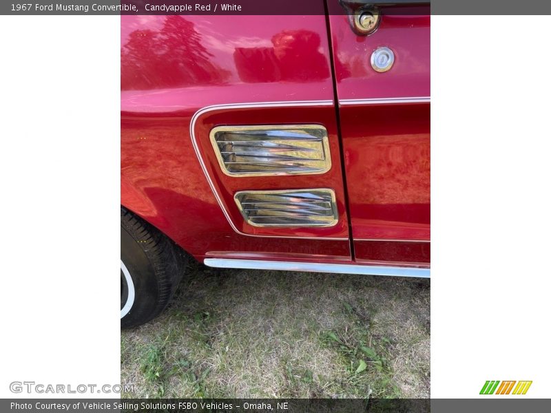 Candyapple Red / White 1967 Ford Mustang Convertible