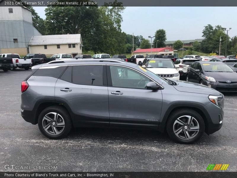 Satin Steel Metallic / Jet Black 2021 GMC Terrain SLT