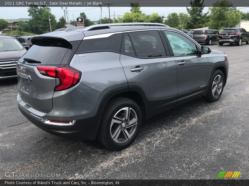 Satin Steel Metallic / Jet Black 2021 GMC Terrain SLT