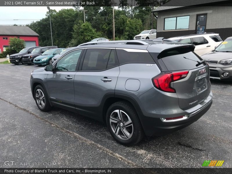 Satin Steel Metallic / Jet Black 2021 GMC Terrain SLT