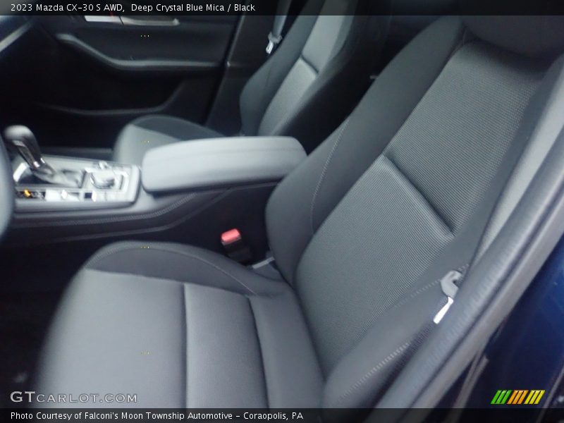 Deep Crystal Blue Mica / Black 2023 Mazda CX-30 S AWD
