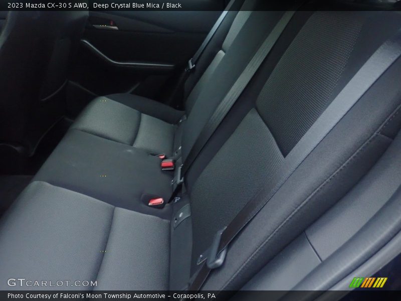 Deep Crystal Blue Mica / Black 2023 Mazda CX-30 S AWD