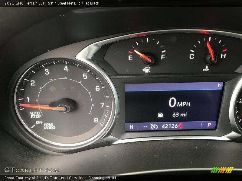 Satin Steel Metallic / Jet Black 2021 GMC Terrain SLT