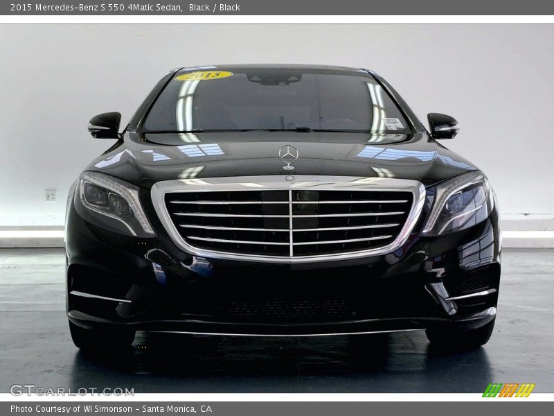 Black / Black 2015 Mercedes-Benz S 550 4Matic Sedan