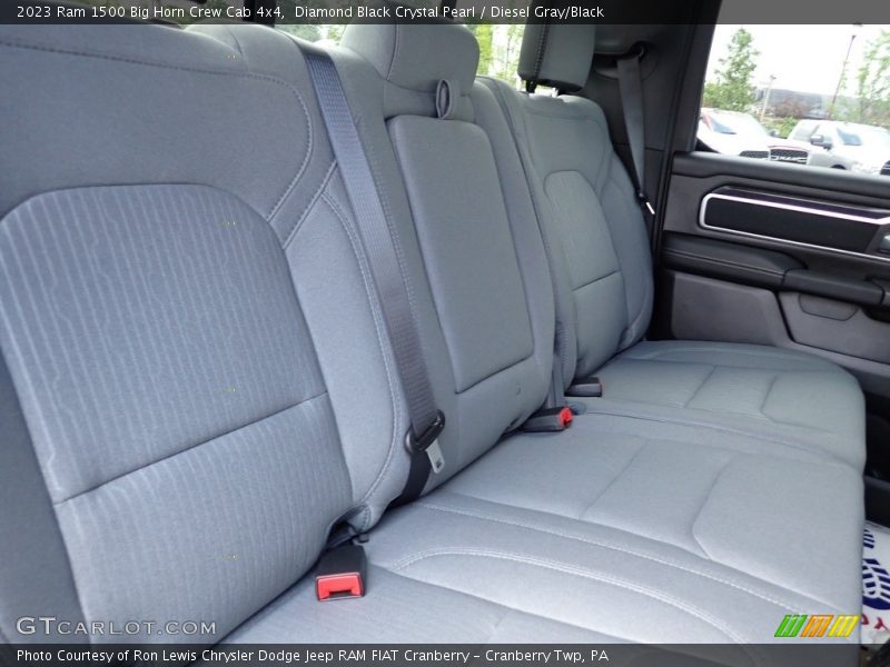 Diamond Black Crystal Pearl / Diesel Gray/Black 2023 Ram 1500 Big Horn Crew Cab 4x4