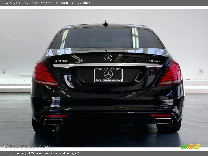 Black / Black 2015 Mercedes-Benz S 550 4Matic Sedan