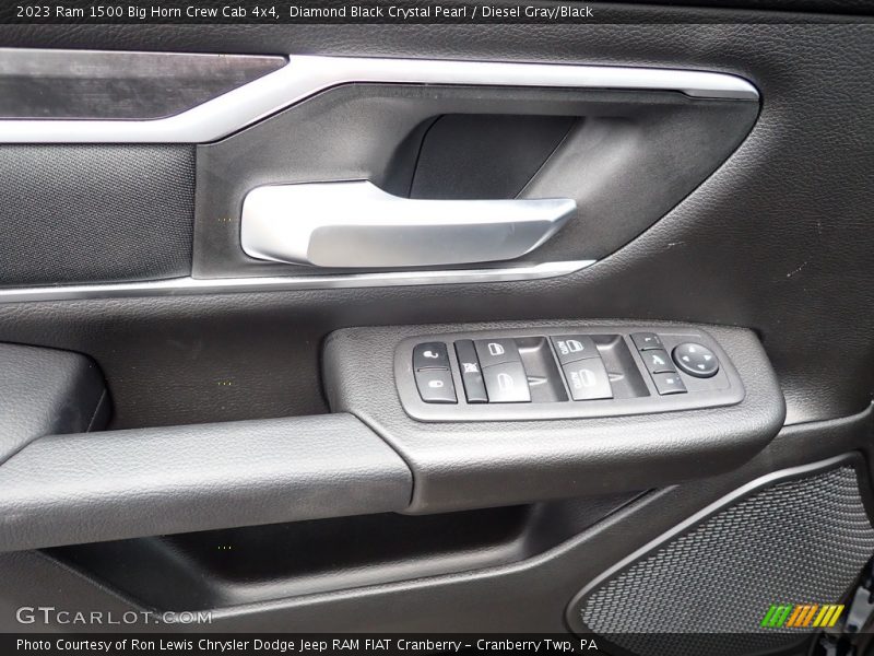 Diamond Black Crystal Pearl / Diesel Gray/Black 2023 Ram 1500 Big Horn Crew Cab 4x4