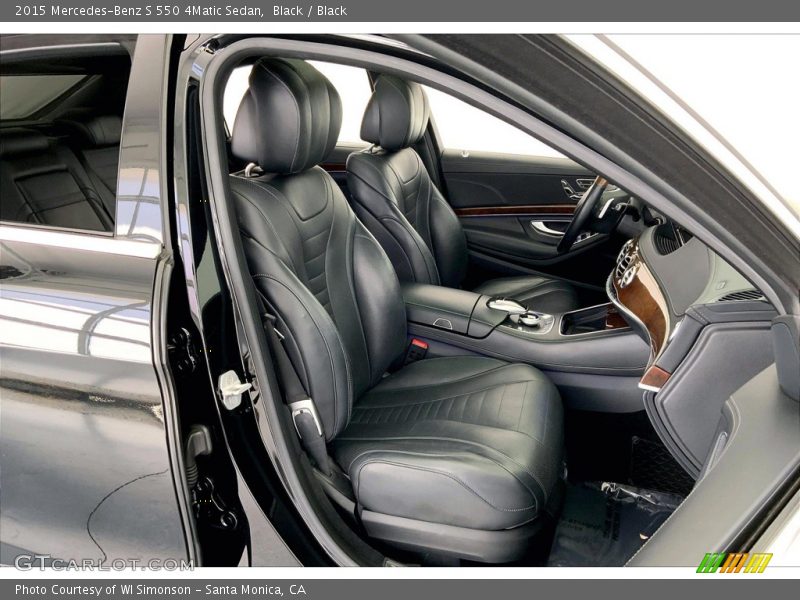 Black / Black 2015 Mercedes-Benz S 550 4Matic Sedan