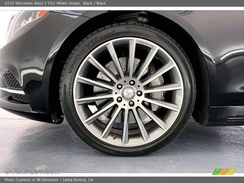 Black / Black 2015 Mercedes-Benz S 550 4Matic Sedan