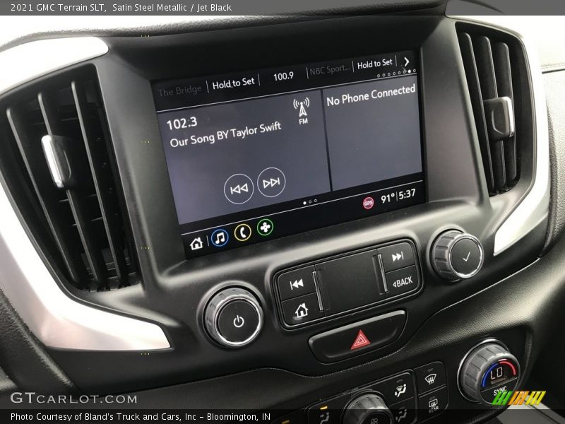 Satin Steel Metallic / Jet Black 2021 GMC Terrain SLT