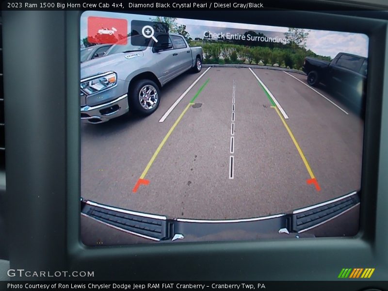Diamond Black Crystal Pearl / Diesel Gray/Black 2023 Ram 1500 Big Horn Crew Cab 4x4