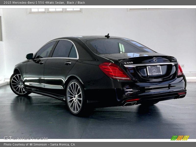 Black / Black 2015 Mercedes-Benz S 550 4Matic Sedan
