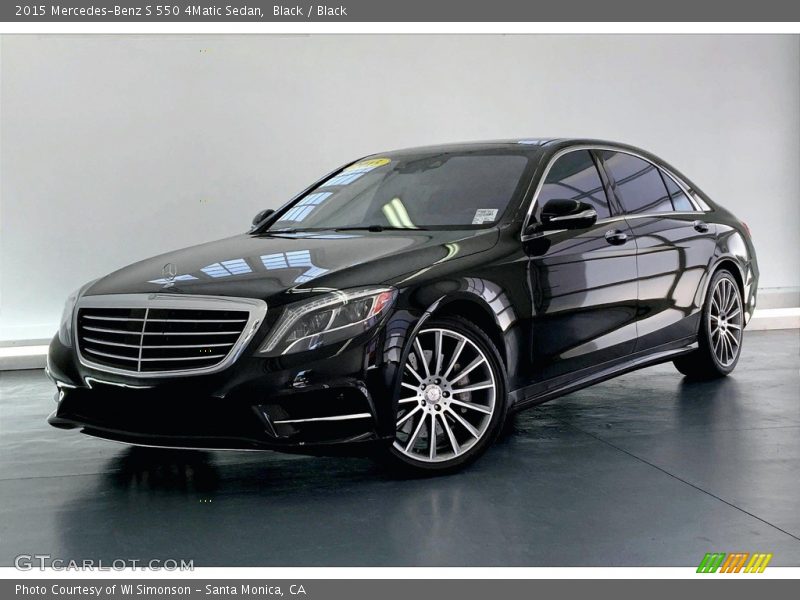 Black / Black 2015 Mercedes-Benz S 550 4Matic Sedan