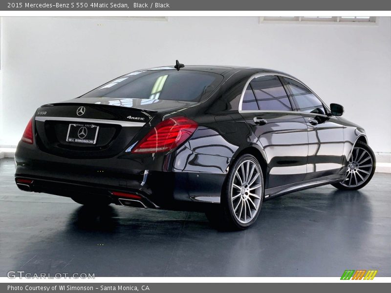 Black / Black 2015 Mercedes-Benz S 550 4Matic Sedan