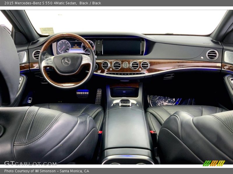 Black / Black 2015 Mercedes-Benz S 550 4Matic Sedan