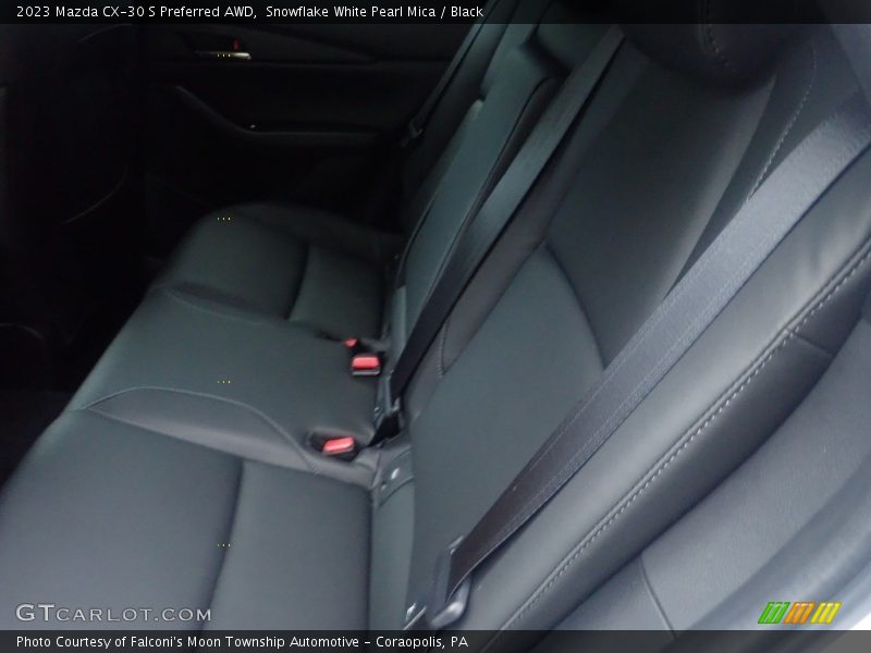 Snowflake White Pearl Mica / Black 2023 Mazda CX-30 S Preferred AWD