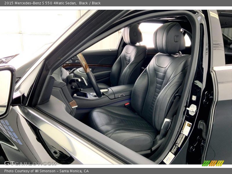 Black / Black 2015 Mercedes-Benz S 550 4Matic Sedan