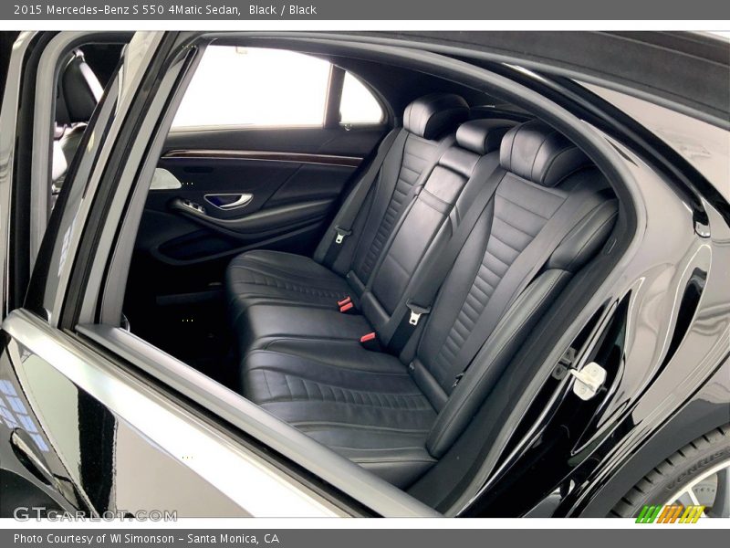 Black / Black 2015 Mercedes-Benz S 550 4Matic Sedan