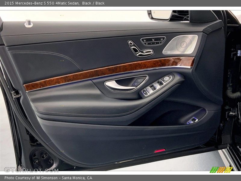Black / Black 2015 Mercedes-Benz S 550 4Matic Sedan