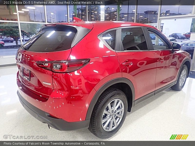 Soul Red Crystal Metallic / Black 2023 Mazda CX-5 S Preferred AWD