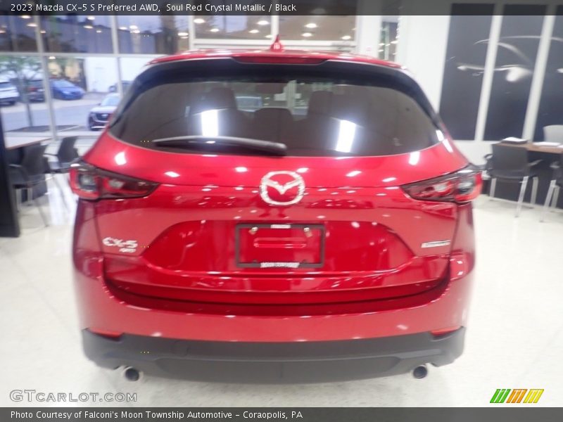 Soul Red Crystal Metallic / Black 2023 Mazda CX-5 S Preferred AWD