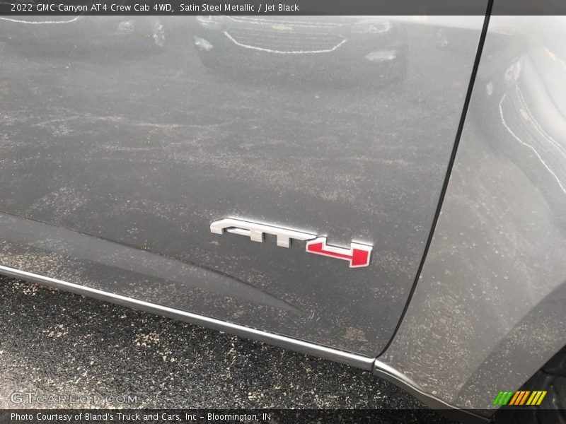 Satin Steel Metallic / Jet Black 2022 GMC Canyon AT4 Crew Cab 4WD