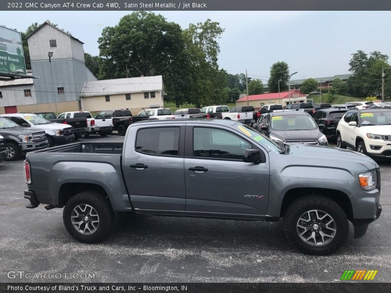 Satin Steel Metallic / Jet Black 2022 GMC Canyon AT4 Crew Cab 4WD