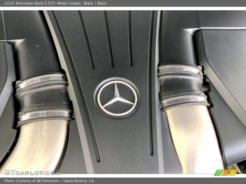 Black / Black 2015 Mercedes-Benz S 550 4Matic Sedan