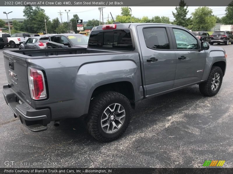 Satin Steel Metallic / Jet Black 2022 GMC Canyon AT4 Crew Cab 4WD