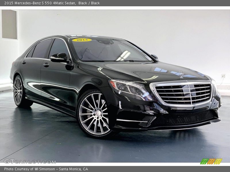 Black / Black 2015 Mercedes-Benz S 550 4Matic Sedan