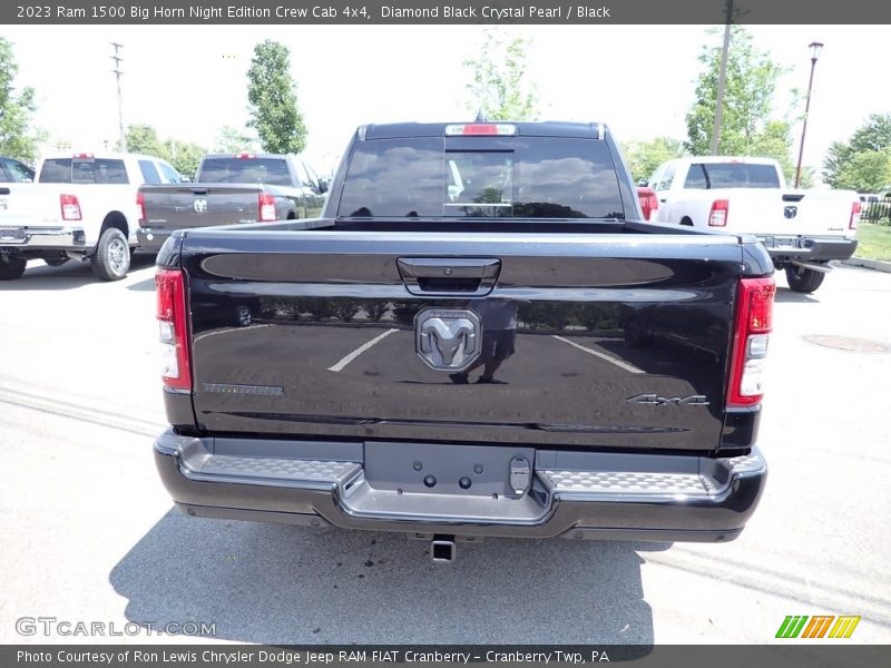Diamond Black Crystal Pearl / Black 2023 Ram 1500 Big Horn Night Edition Crew Cab 4x4
