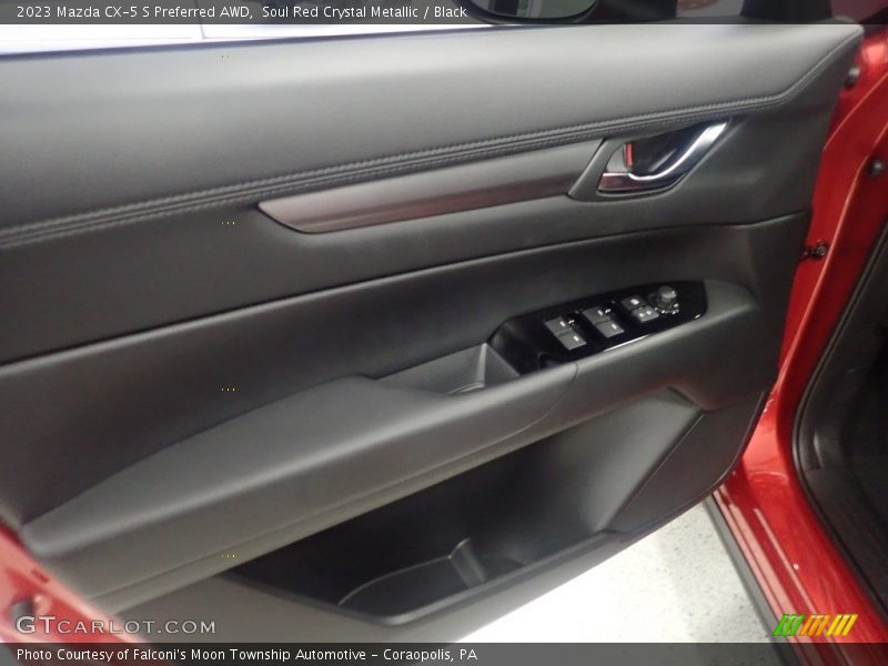 Soul Red Crystal Metallic / Black 2023 Mazda CX-5 S Preferred AWD