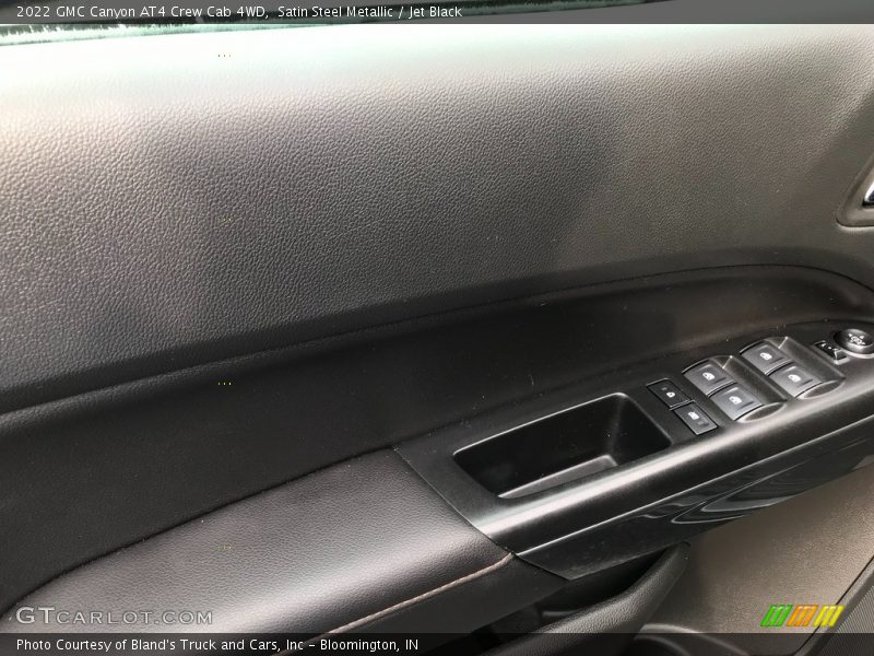 Satin Steel Metallic / Jet Black 2022 GMC Canyon AT4 Crew Cab 4WD