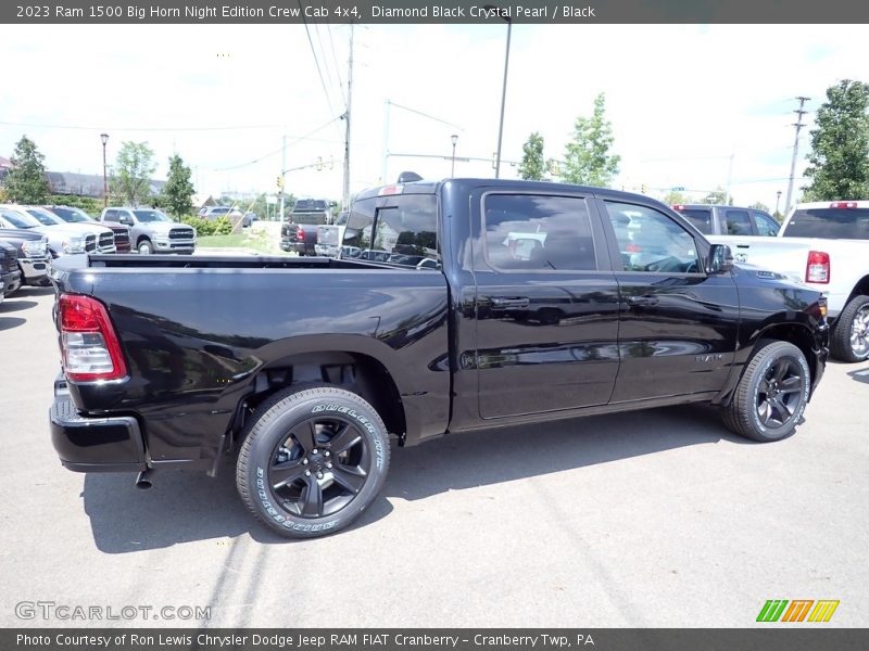 Diamond Black Crystal Pearl / Black 2023 Ram 1500 Big Horn Night Edition Crew Cab 4x4