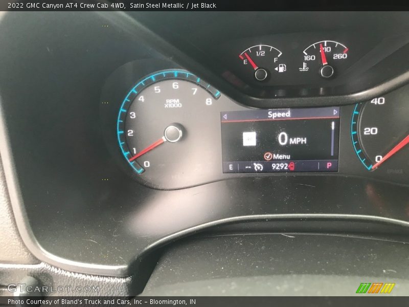 Satin Steel Metallic / Jet Black 2022 GMC Canyon AT4 Crew Cab 4WD