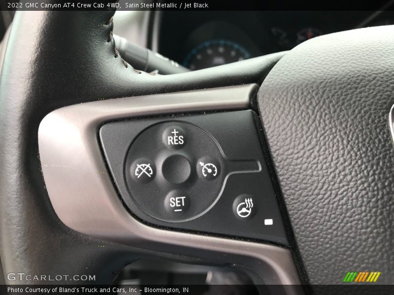 Satin Steel Metallic / Jet Black 2022 GMC Canyon AT4 Crew Cab 4WD