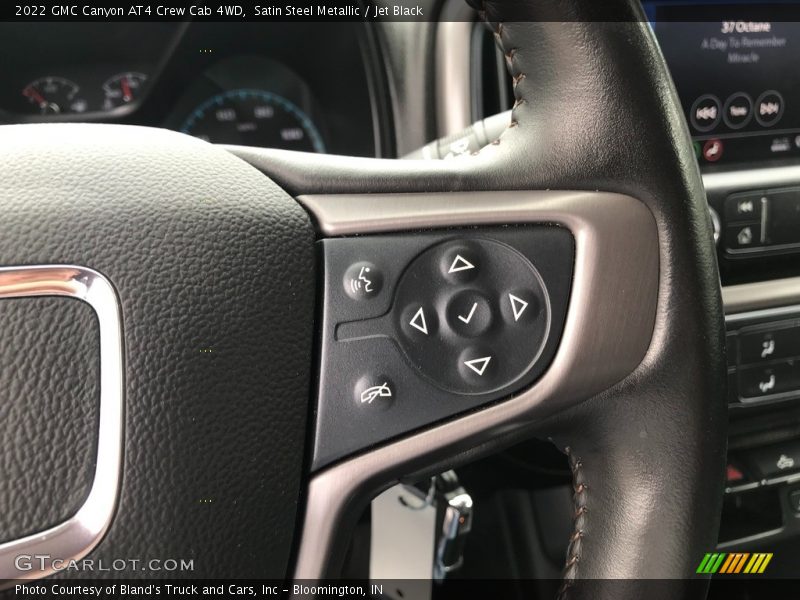Satin Steel Metallic / Jet Black 2022 GMC Canyon AT4 Crew Cab 4WD
