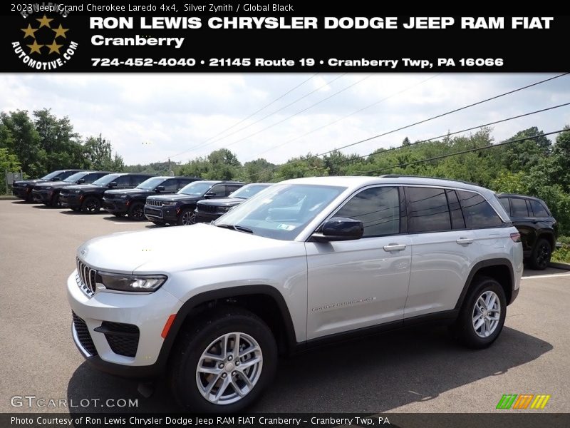 Silver Zynith / Global Black 2023 Jeep Grand Cherokee Laredo 4x4