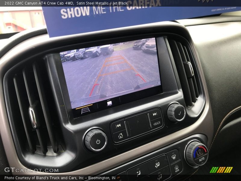 Satin Steel Metallic / Jet Black 2022 GMC Canyon AT4 Crew Cab 4WD