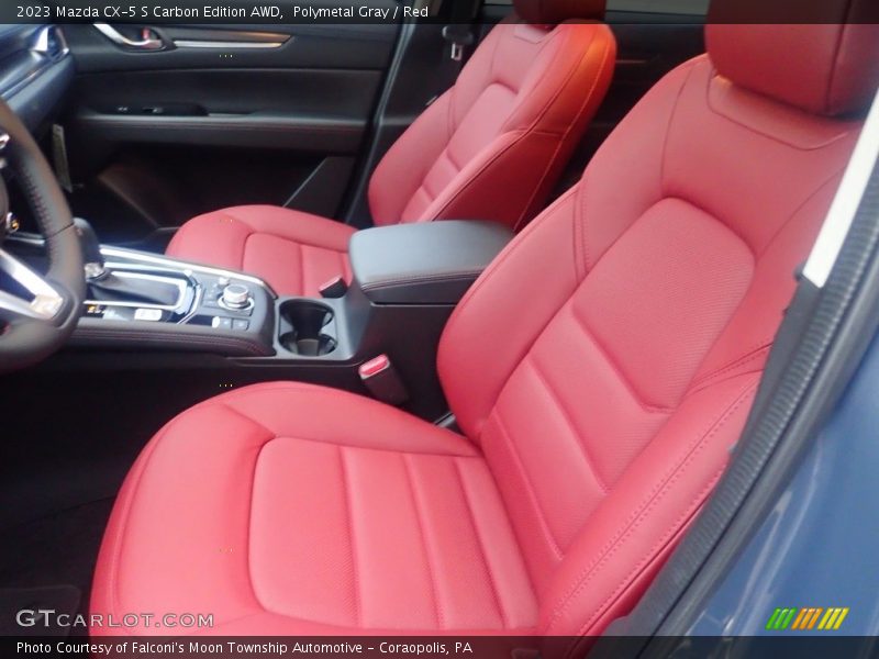 Polymetal Gray / Red 2023 Mazda CX-5 S Carbon Edition AWD