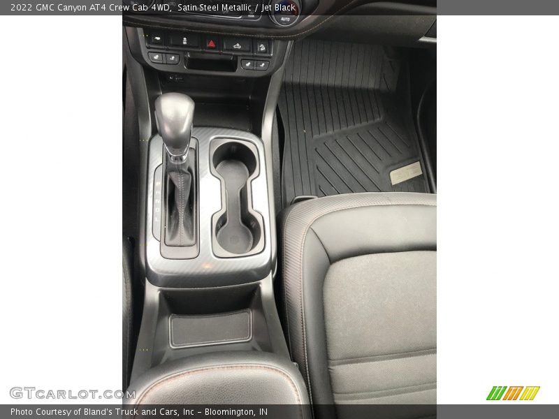 Satin Steel Metallic / Jet Black 2022 GMC Canyon AT4 Crew Cab 4WD